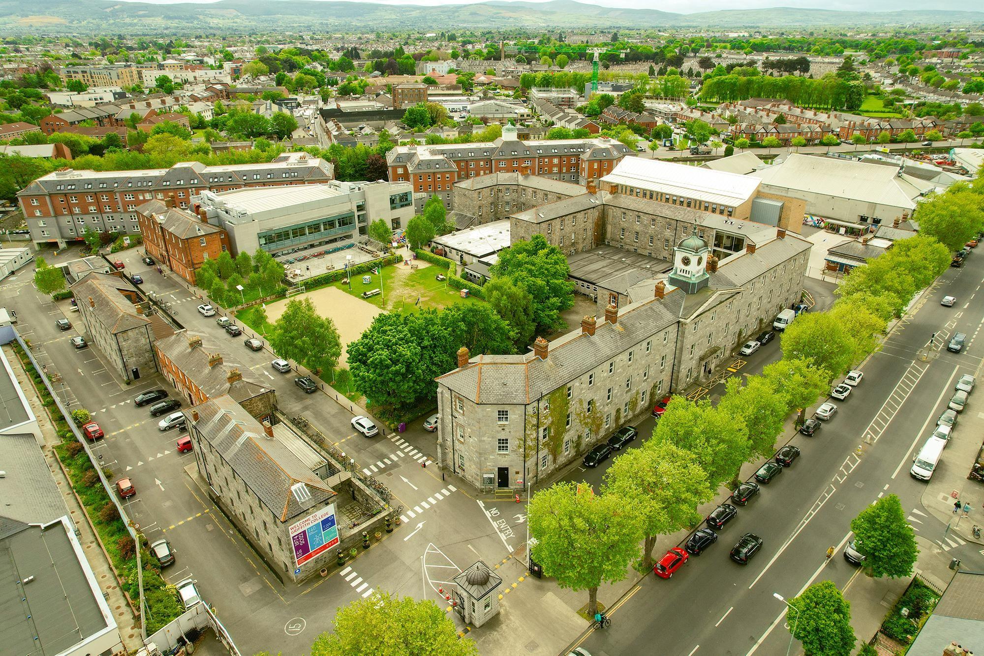 Griffith College Building, Arial Shot
