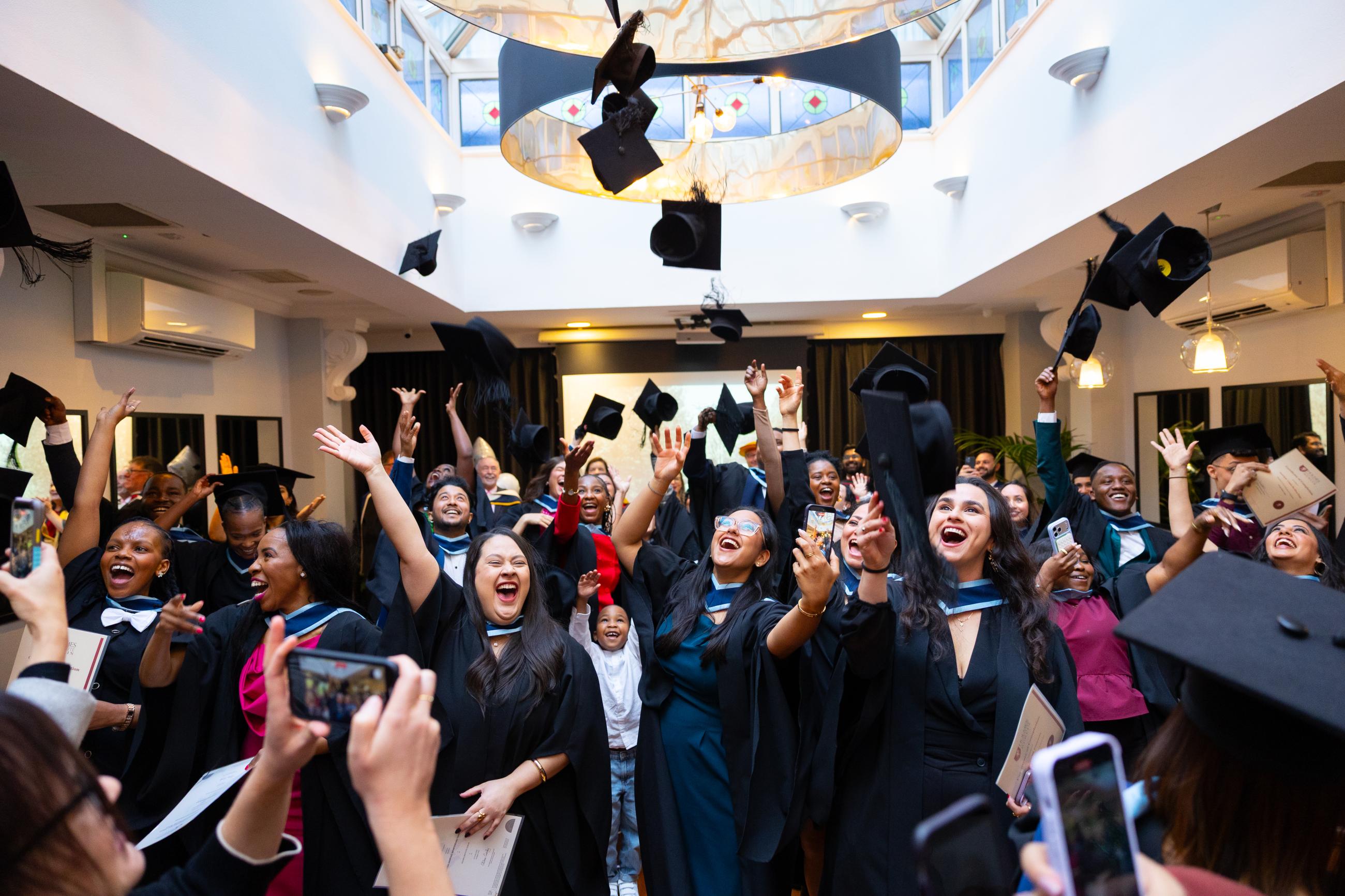 Students from Holmes Institute Dublin graduating