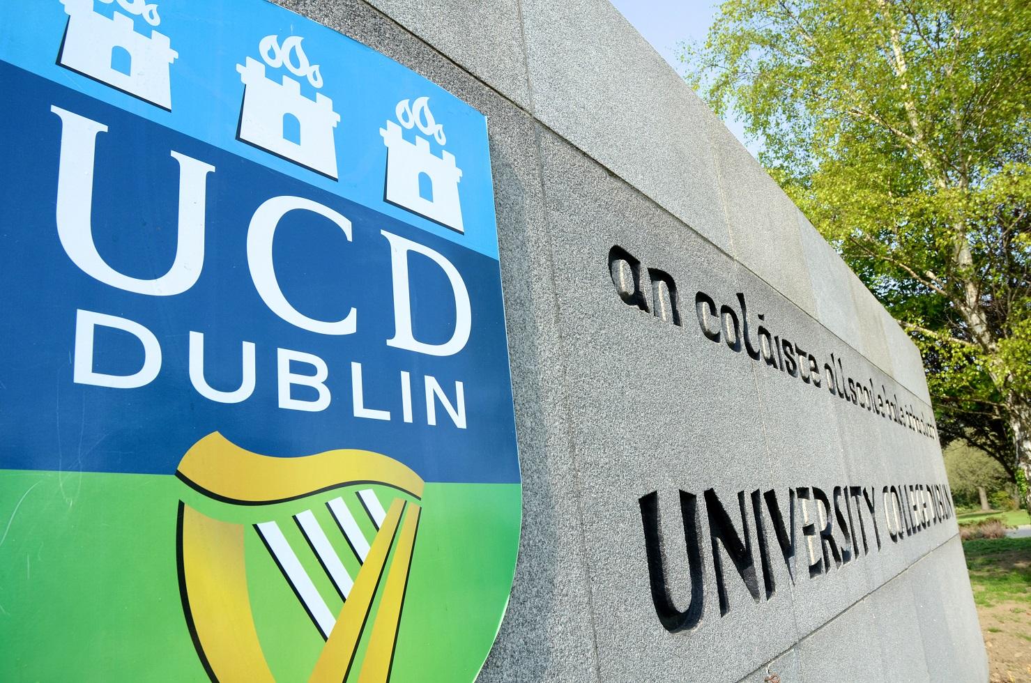 University College Dublin Sign
